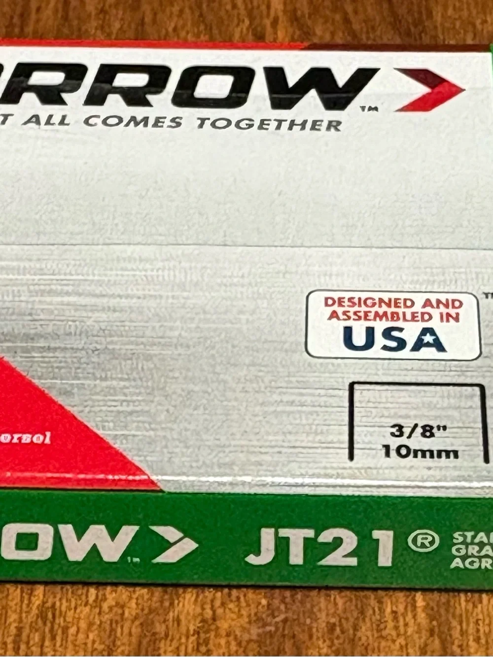 3/8” Arrow JT21 staples for staple gun (10mm)